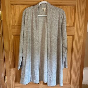Eileen Fisher Light Gray Cardigan